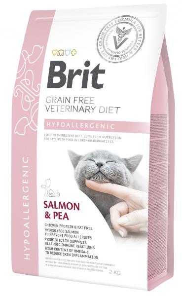 Сухой корм Brit VD Cat Grain free Hypoallergenic для кошек и котят