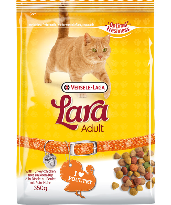 Сухой корм LARA для кошек (Курица/индейка) для кошек и котят