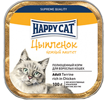 Happy Cat Паштет Цыпленок