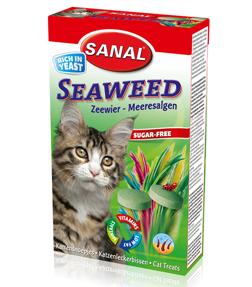 Лакомство Лакомство &quot;Sanal&quot; Для кошек морские водоросли, 50 г для кошек и котят
