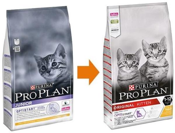 Сухой корм Purina Pro Plan Original Kitten (Курица, рис) для кошек и котят