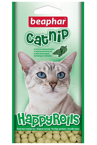 Лакомство Лакомство Beaphar Happy Rolls Catnip для кошек и котят