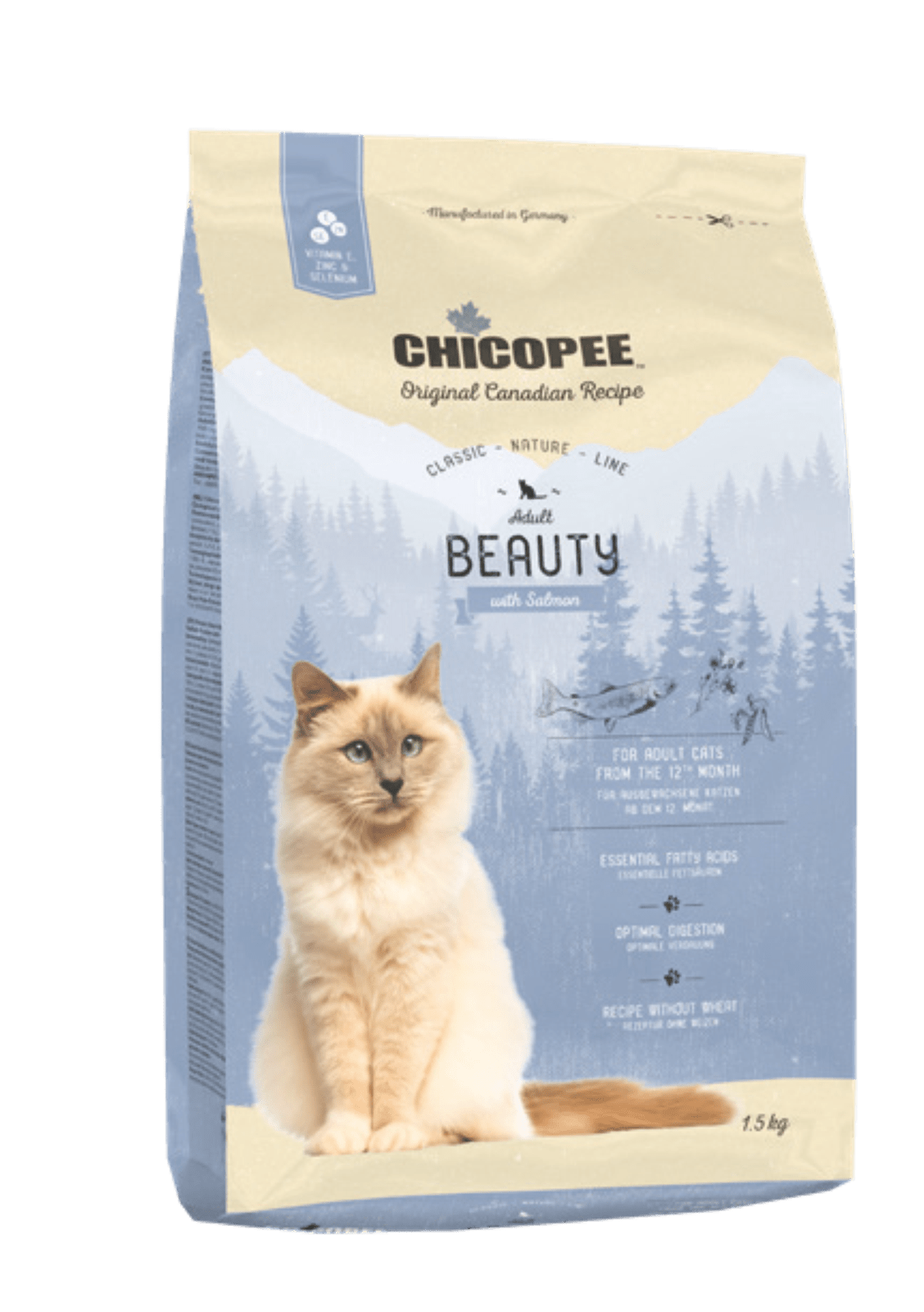 Сухой корм Chicopee CNL Beauty (Лосось) для кошек и котят