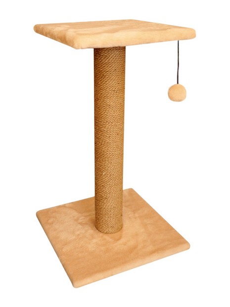 Cat House Когтеточка - столбик с полкой, 70 см, джут купить | Цены и Фото