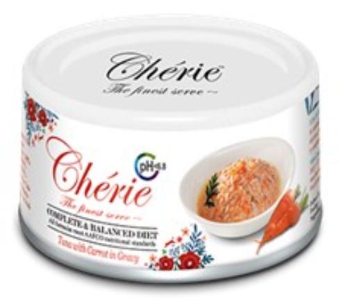 Консервы Cherie Complete & Balanced Diet Тунец с морковью в соусе для кошек и котят
