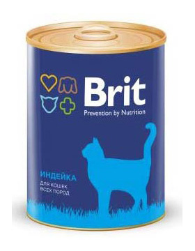 Консервы Brit Premium Cat (Индейка) для кошек и котят