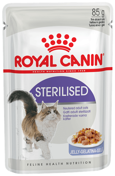 Консервы Royal Canin Sterilised (желе) для кошек и котят