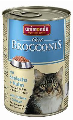 Консервы Консервы Brocconis Cat (сайда и курица) для кошек и котят