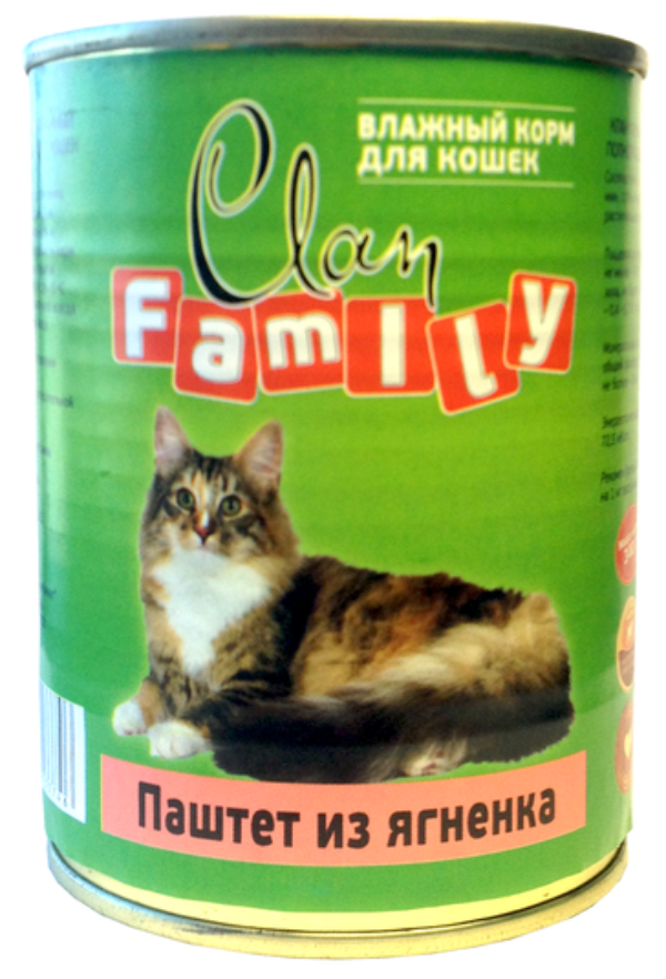 Clan Family Паштет из ягненка для кошек – Garfield.by