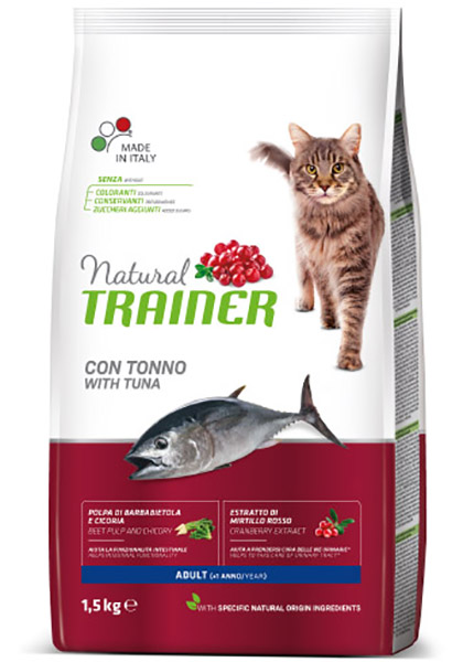 Сухой корм Trainer Natural Adult (Тунец) для кошек и котят