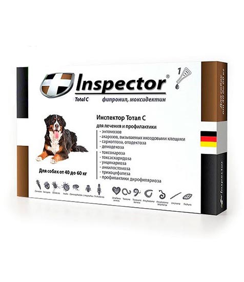 Экопром Inspector Total C для собак от 40 до 60 кг