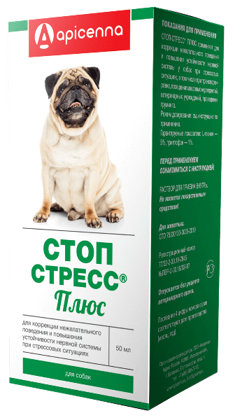 Apicenna Стоп-стресс Плюс для собак