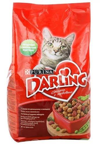 Сухой корм Darling для кошек (Мясо с овощами) для кошек и котят