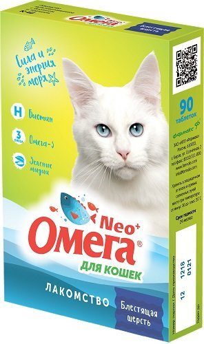 Фармакс Омега Neo для кошек с биотином и таурином