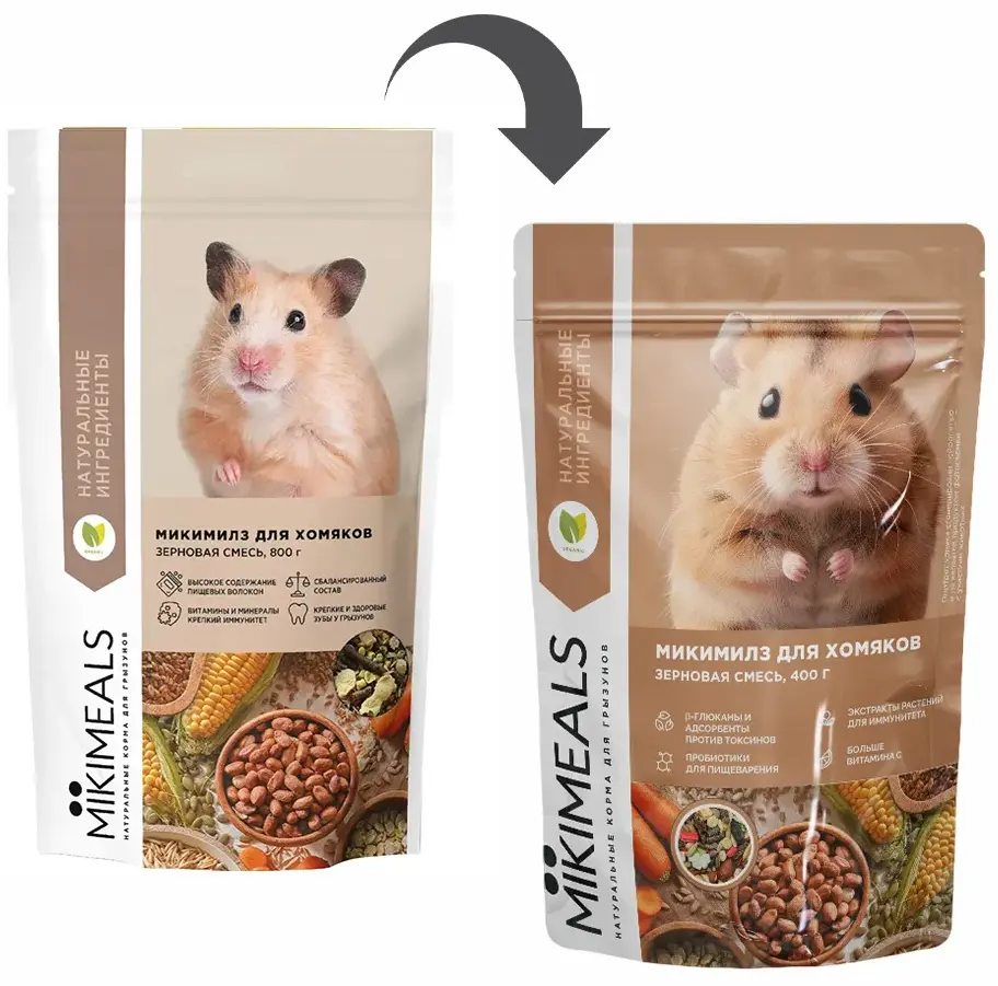 MIKIMEALS Корм для хомяков