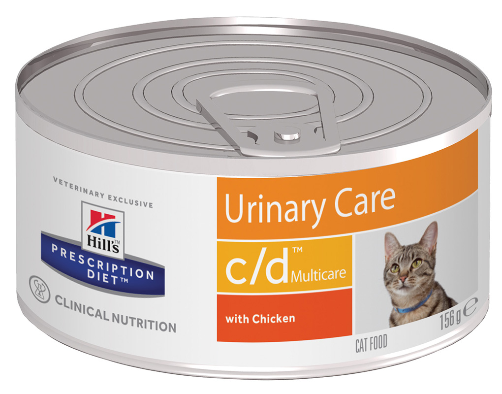 Консервы Hill's c/d Multicare Urinary Care для кошек с курицей, 156 г для кошек и котят