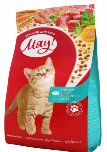 Сухой корм Мяу! для котят для кошек и котят