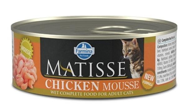 Консервы Консервы Farmina Matisse Cat Mousse Chicken, 85 г для кошек и котят