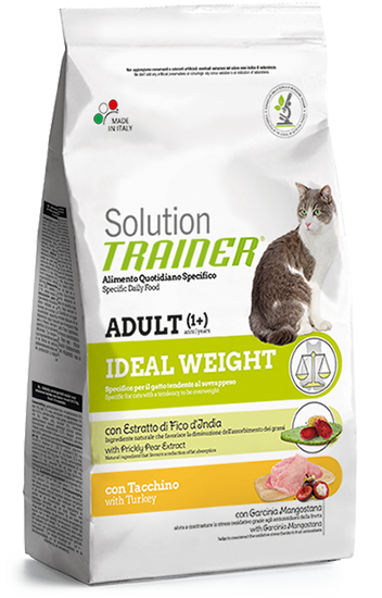 Сухой корм Trainer Solution Ideal Weight (Индейка) для кошек и котят
