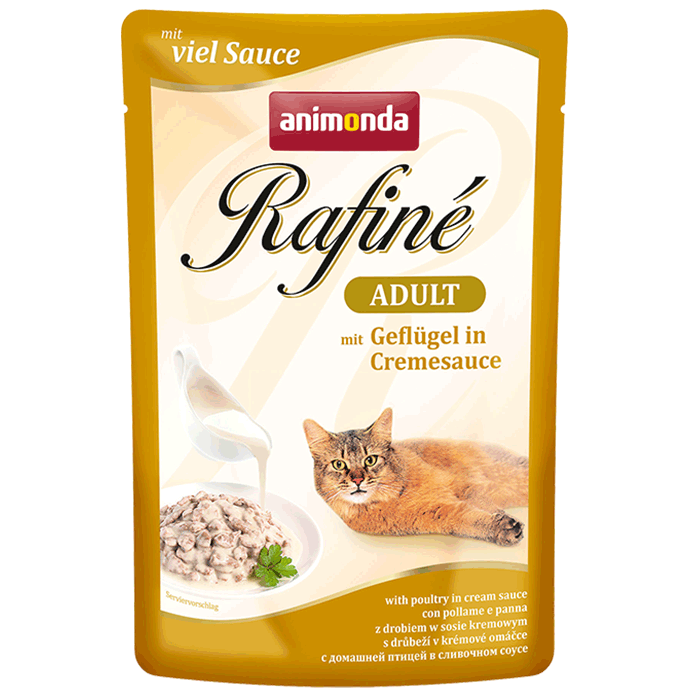 Консервы Rafine Soupe Adult (с птицей в сливочном соусе) для кошек и котят