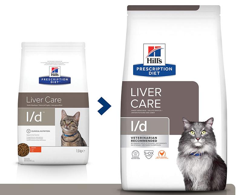 Сухой корм Hill's Prescription Diet l/d Liver Care для кошек (Курица) для кошек и котят