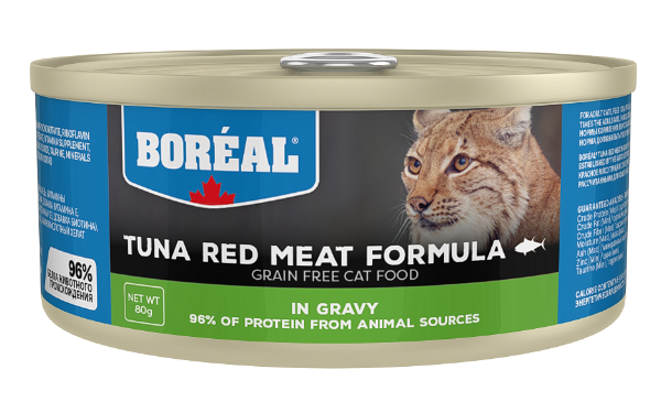Консервы Boreal Cat Красное мясо тунца в соусе для кошек и котят