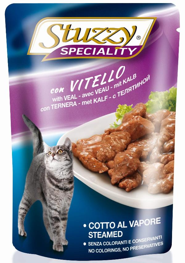 Консервы Stuzzy Speciality Cat Пауч (телятина) для кошек и котят