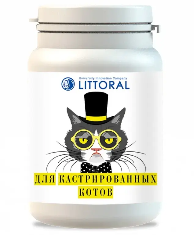 Littoral Витаминное лакомство для кастрированных котов