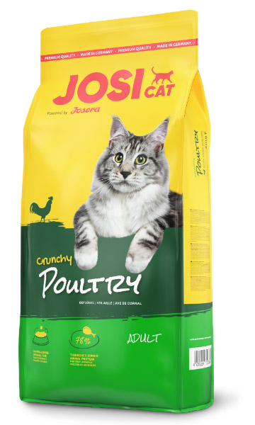Сухой корм JosiCat Crunchy (Птица) для кошек и котят