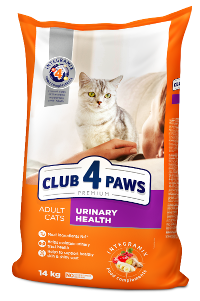 Сухой корм Club 4 Paws для кошек для мочевыводящей системы для кошек и котят