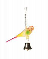 Игрушка "Trixie" для птиц "Попугай" с колокольчиком