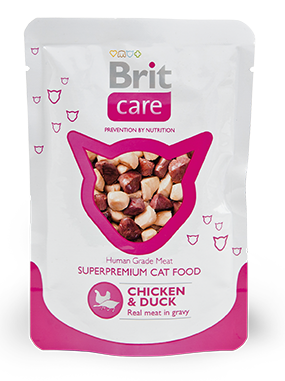 Консервы Brit Care Cat Chicken & Duck Pouch для кошек и котят