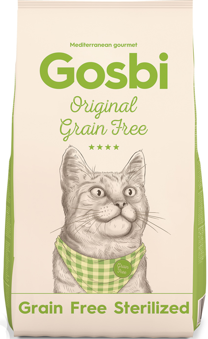 Сухой корм Gosbi Original Grain Free Sterilized Cat для кошек и котят