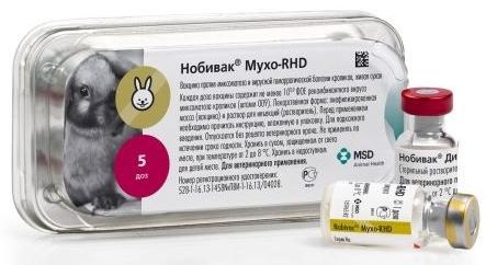 MSD Animal Health Нобивак Myxo RHD