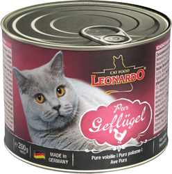 Консервы Leonardo (Pure Poultry) 200 г для кошек и котят
