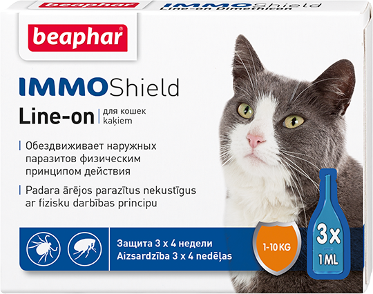 Beaphar Капли IMMO Shield Line-on для кошек