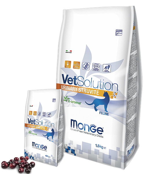 Сухой корм Monge VetSolution Urinary Struvite Cat для кошек и котят