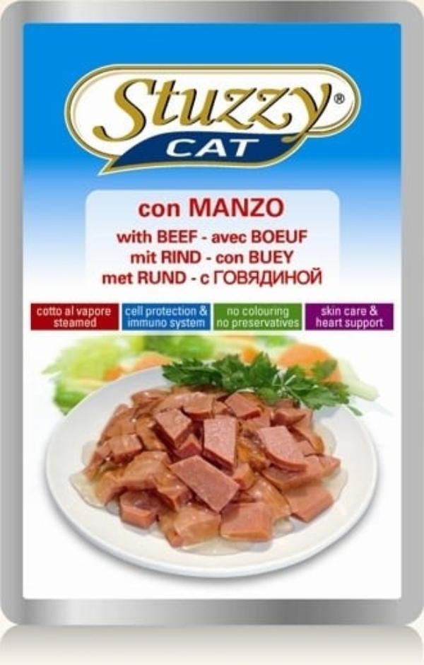 Консервы Stuzzy Cat Пауч (говядина) для кошек и котят