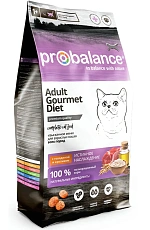 Probalance Cat Gourmet diet Adult Beef & Rabbit
