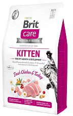 Brit Care Cat GF Kitten Healthy Growth & Development (Курица, индейка)