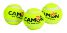 CAMON Мячик теннисный со звуком 3 шт/уп