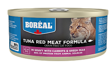 Boreal Cat Красное мясо тунца в соусе с морковью и зеленым горошком