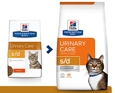 Hill's Prescription Diet s/d Urinary Care для кошек, с курицей
