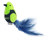 Joyser Cat Motion Птичка со звуковым чипом и перьями, зеленая