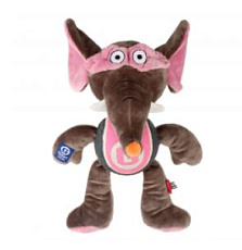 GiGwi Игрушка для собак AGENT  "Слон с пищалкой", 28 см
