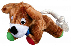 Trixie Игрушка "Dog" с веревкой