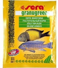 Sera Корм гранулы для всех растительноядных рыб "Granugreen"