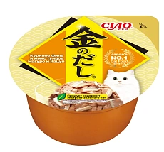 INABA CIAO Kinnodashi cup Куриное филе и микс тунцов