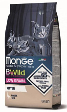 Monge Cat Bwild Low Grain Kitten (Гусь)
