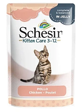 Schesir Kitten Care (Курица в желе)